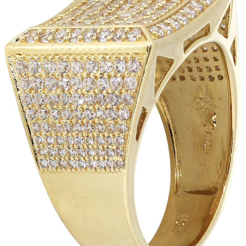 10K Gold Ring For Men - Mens Pinky Ring   |  9.4 Grams