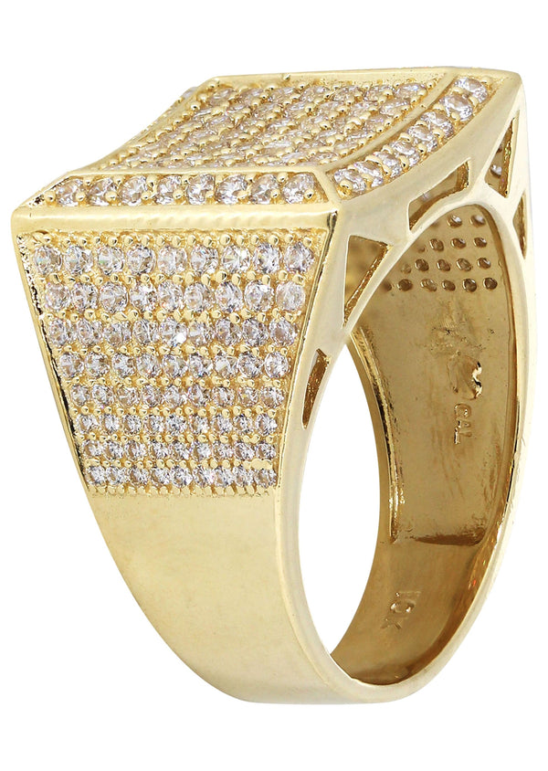 10K Gold Ring For Men - Mens Pinky Ring   |  9.4 Grams