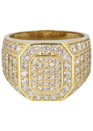 Gold Ring For Men - Mens Pinky Ring  | 10K Gold | 8.3 Grams