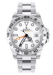 ROLEX EXPLORER II 42 MM | STEEL WATCH | OYSTER BAND | WHITE DIAL