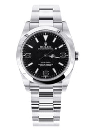ROLEX EXPLORER 39 MM | STEEL WATCH | OYSTER BAND | BLACK DIAL