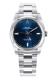 ROLEX OYSTER PERPETUAL 39 | STEEL WATCH | OYSTER BAND | BLUE DIAL