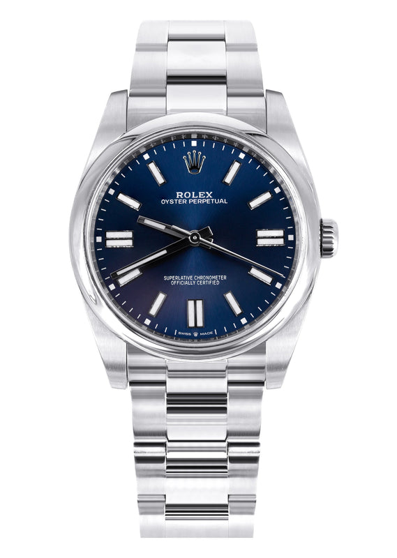 ROLEX OYSTER PERPETUAL 36 | STEEL WATCH | OYSTER BAND | BLUE DIAL