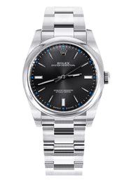 ROLEX OYSTER PERPETUAL 39 | STEEL WATCH | OYSTER BAND | RHODIUM DIAL