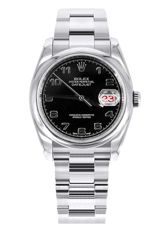 ROLEX DATEJUST 36 MM | OYSTER STEEL WATCH | 116200