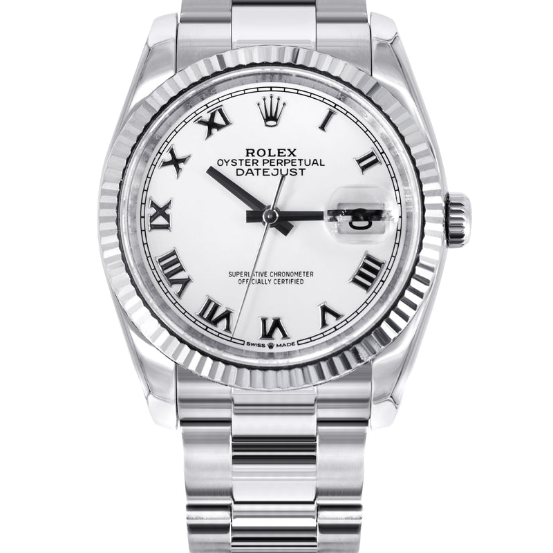 ROLEX DATEJUST 36 MM | OYSTER BAND STEEL WATCH | 116234 | FLUTED