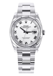ROLEX DATEJUST 36 MM | OYSTER BAND STEEL WATCH | 116234 | FLUTED