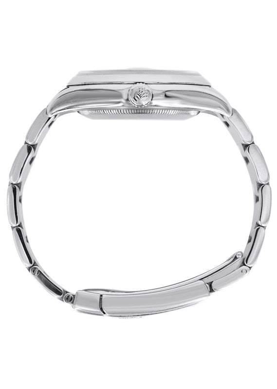 ROLEX DATEJUST 36 MM | OYSTER BAND STEEL WATCH | 116234 | FLUTED | SILVER STICK