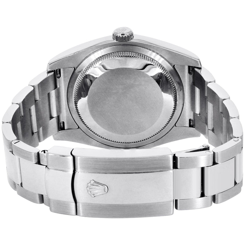 116200 | Rolex Datejust Watch | 36Mm | Black Roman Dial | Oyster Band