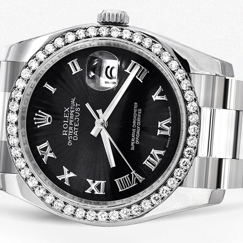116200 | Rolex Datejust Watch | 36Mm | Roman Numeral Dial | Oyster Band