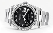 116200 | Rolex Datejust Watch | 36Mm | Roman Numeral Dial | Oyster Band