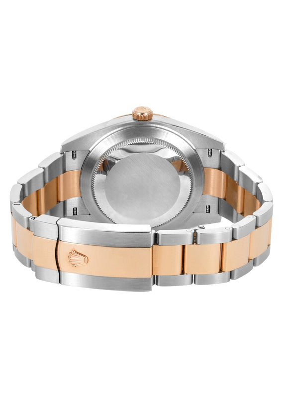 ROLEX DATEJUST 41 MM | EVEROSE OYSTER STEEL WATCH