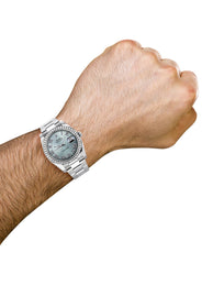116200 | Rolex Datejust Watch | 36Mm | Diamond Roman Numeral Dial | Oyster Band