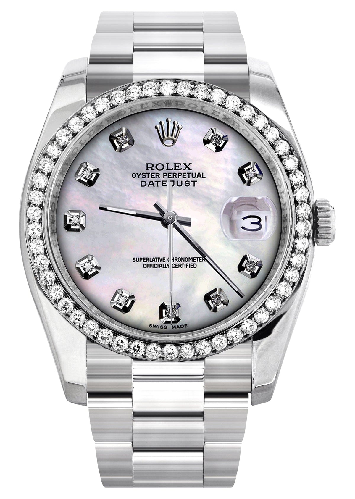116200 | Rolex Datejust Watch | 36Mm | Mother of Pearl Dial | Oyster Band