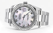 116200 | Rolex Datejust Watch | 36Mm | Mother of Pearl Dial | Oyster Band