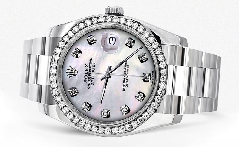 116200 | Rolex Datejust Watch | 36Mm | Mother of Pearl Dial | Oyster Band