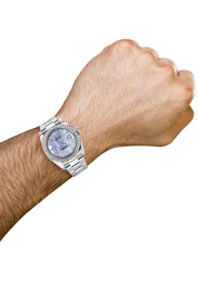 116200 | Rolex Datejust Watch | 36Mm | Dark Mother of Pearl Dial | Oyster Band