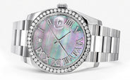 116200 | Rolex Datejust Watch | 36Mm | Roman Mother of Pearl Dial | Oyster Band