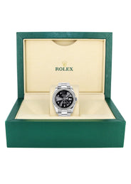 116200 | Rolex Datejust Watch | 36Mm | Chrome Dial | Oyster Band