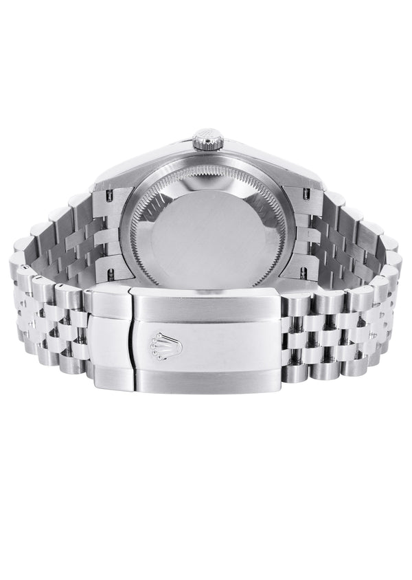 ROLEX DATEJUST 36 MM | JUBILEE BAND STEEL WATCH | 126200 | SMOOTH| SILVER STICK