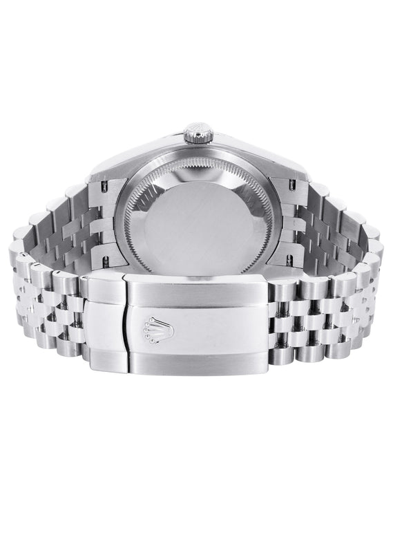 ROLEX DATEJUST 36 MM | JUBILEE BAND STEEL WATCH | 126200 | SMOOTH| SILVER STICK