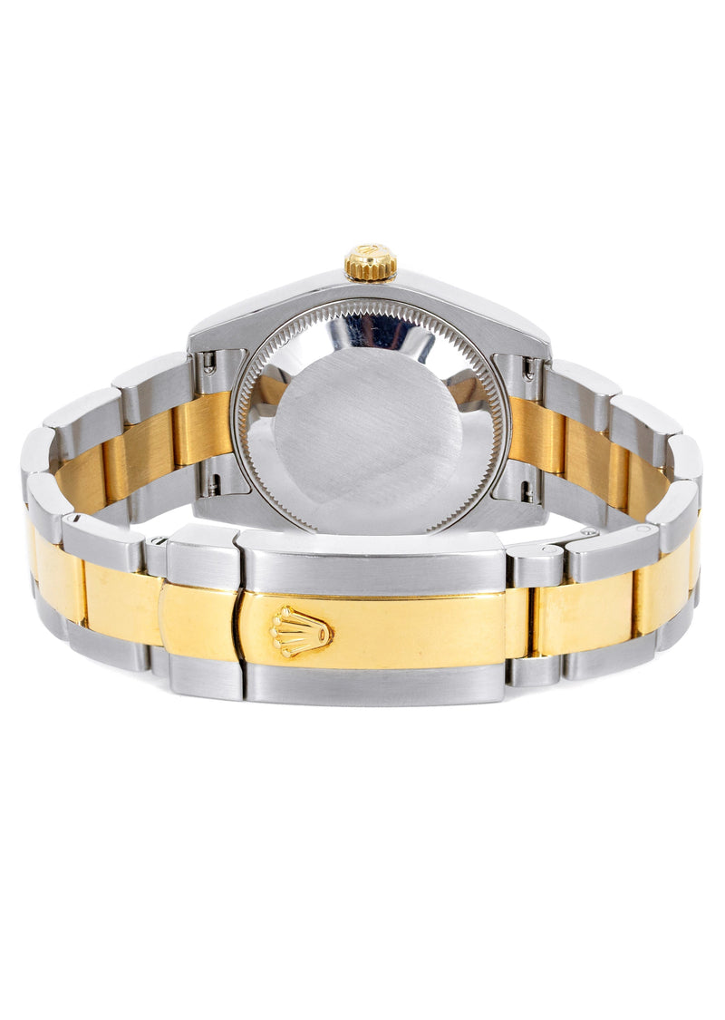 ROLEX DATEJUST 31 MM | OYSTER BAND 18K GOLD & STEEL WATCH | 178243| 18KYELLOW GOLD SMOOTH | WHITE ROMAN
