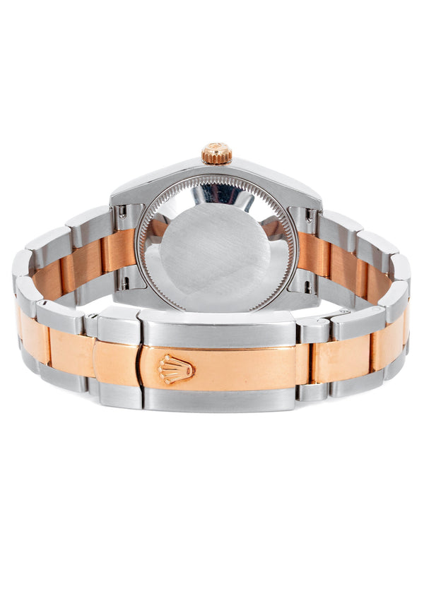 ROLEX DATEJUST 31 MM | OYSTER BAND 18K GOLD & STEEL WATCH | 178241 | 18K ROSE GOLD SMOOTH | WHITE ROMAN
