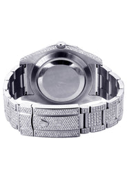 Diamond Rolex Datejust 41 | Custom Diamond Dial | Stainless Steel | 19.5 Carats