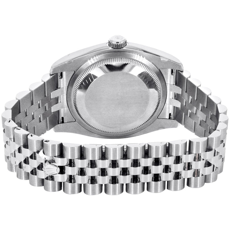 116200 | Hidden Clasp | Diamond Rolex Datejust Watch | 36Mm | Red Diamond Dial | Jubilee Band