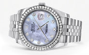 116200 | Hidden Clasp | 36Mm | Rolex Datejust Watch | Mother of Pearl Dial | Jubilee Band