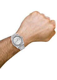 116200 | Hidden Clasp | Diamond Rolex Datejust Watch | 36 MM | Diamond Rolex Textured Jubilee Dial | Jubilee Band