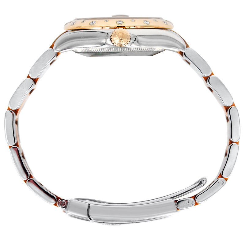 ROLEX DATEJUST 31 MM | OYSTER BAND 18K GOLD & STEEL WATCH | 178341 | 18K ROSE GOLD SMOOTH | WHITE ROMAN