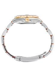 ROLEX DATEJUST 31 MM | OYSTER BAND 18K GOLD & STEEL WATCH | 178341 | 18K ROSE GOLD SMOOTH | WHITE ROMAN