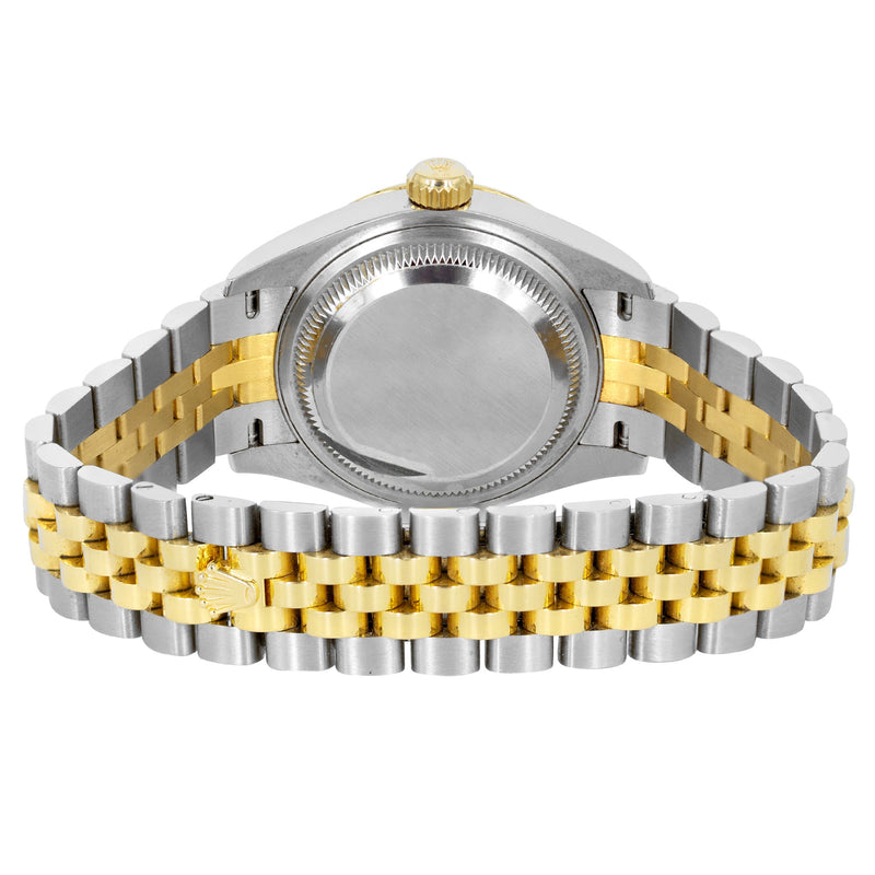 ROLEX DATEJUST 28 MM | JUBILEE BAND 18K GOLD & STEEL WATCH | 279173 | 18KYELLOW GOLD SMOOTH | DIAMOND LAVENDER DIAL