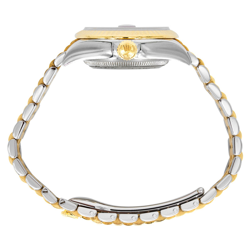 ROLEX DATEJUST 31 MM | JUBILEE BAND 18K GOLD & STEEL WATCH | 178273 | 18KYELLOW GOLD FLUTEDg | CHAMPAGNE DIAMOND