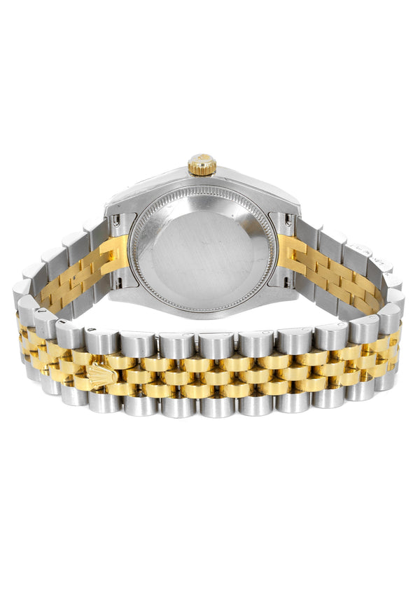 ROLEX DATEJUST 31 MM | JUBILEE BAND 18K GOLD & STEEL WATCH | 178273 | 18KYELLOW GOLD SMOOTH | GREY ROMAN