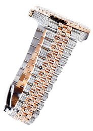 Diamond Rolex Datejust 41 Two Tone Rose Gold And Steel | 25 Carats