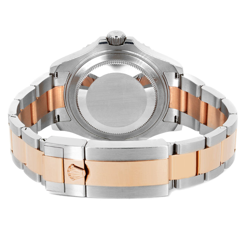 ROLEX YACHT MASTER 40 MM | TWO TONE 18K ROSE GOLD AND STAINLESS STEEL | BLACK DIAL