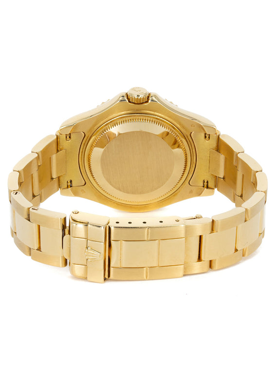 ROLEX YACHT MASTER 40 MM | 18K YELLOW GOLD | WHITE DIAL | OYSTER BAND