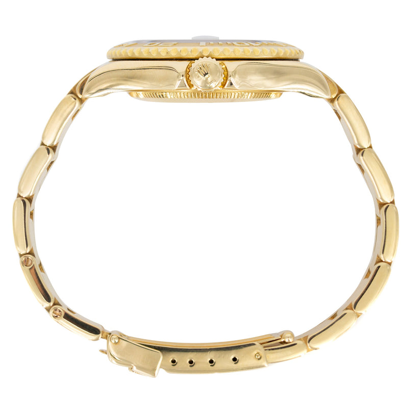 ROLEX YACHT MASTER 40 MM | 18K YELLOW GOLD | WHITE DIAL | OYSTER BAND
