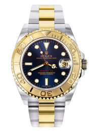 ROLEX YACHT MASTER 40 MM | TWO TONE 18K YELLOW GOLD AND STAINLESS STEEL | BLUE DIAL