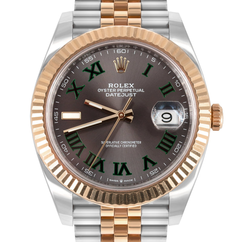 ROLEX DATEJUST 41 MM | ROSE GOLD & STEEL WATCH | JUBILEE BAND