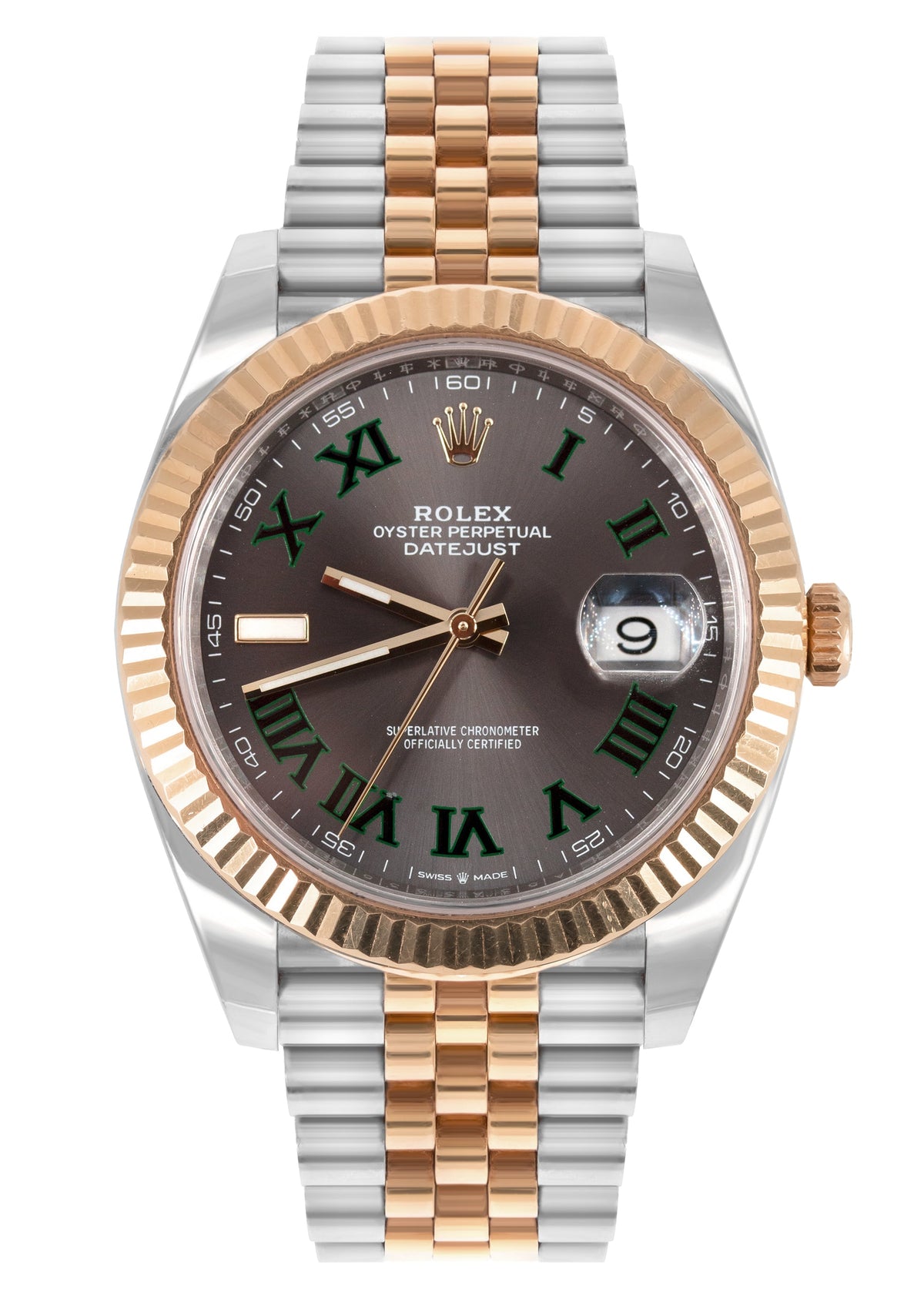 ROLEX DATEJUST 41 MM | ROSE GOLD & STEEL WATCH | JUBILEE BAND