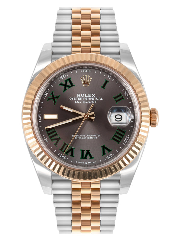 ROLEX DATEJUST 41 MM | ROSE GOLD & STEEL WATCH | JUBILEE BAND