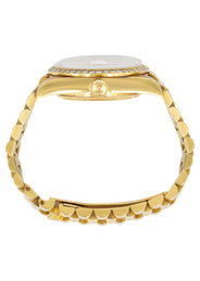 Rolex Day Date | 18k Gold 18038 | 36mm Black Rare Jubilee 6 & 9 Diamond Dial | Diamond Bezel