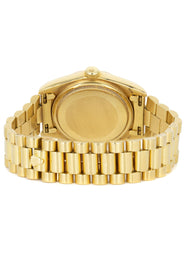 Rolex Day Date | 18k Gold 18238 | 36mm Black Diamond Dial | Diamond Bezel