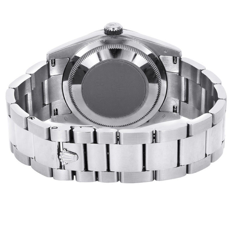 Rolex Day Date | 18k White Gold 118209| 36mm Silver Diamond Dial | Dome Bezel