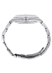 Rolex Day Date | 18k White Gold 118209| 36mm Silver Diamond Dial | Dome Bezel