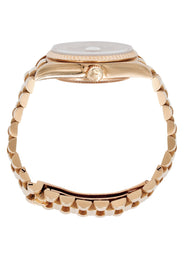 Rolex Day-Date 40 Presidential | 18k Rose Gold 228235 | Chocolate Baguette Diamond Dial | Fluted Bezel