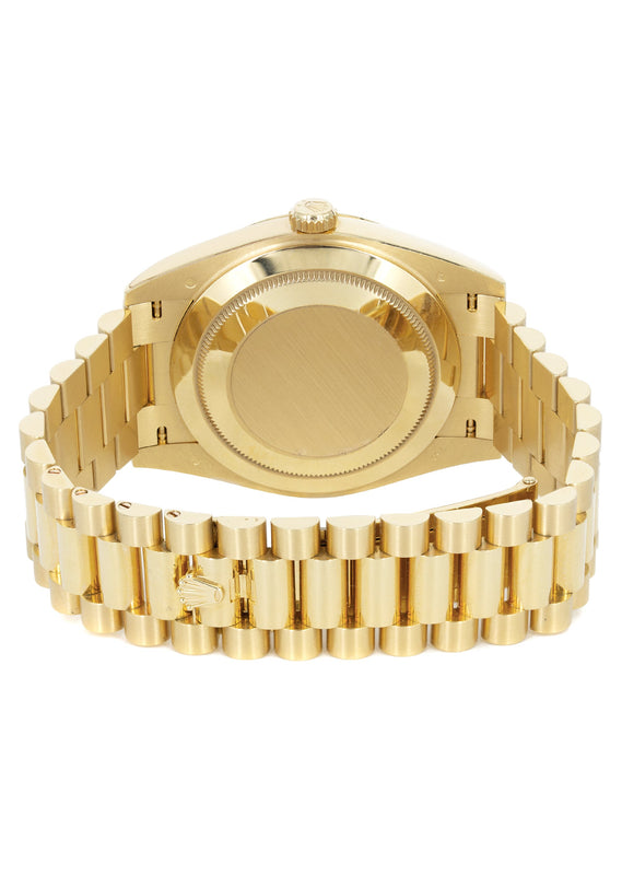 Rolex Day-Date 40 Presidential | 18k Yellow Gold 228238| Champagne Roman Dial | Fluted Bezel